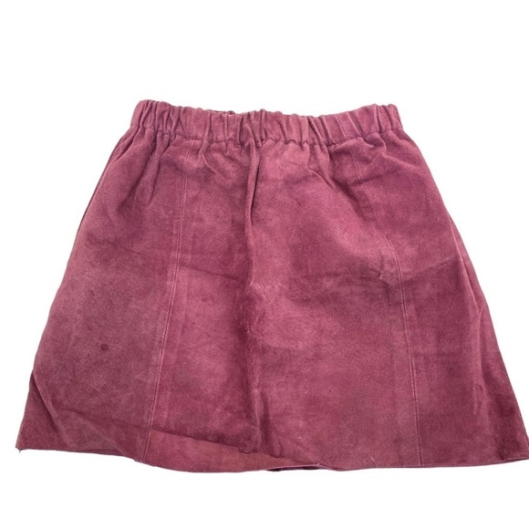 NWT Urban Outfitters Mini Skirt XS/S  Pink Suede by Urban Renewal - Picture 2 of 8